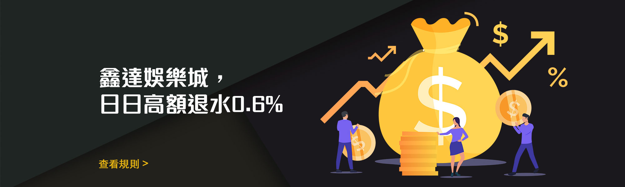 日日高額退水0.6%-鑫達娛樂城